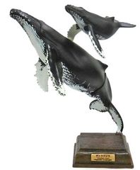海洋堂 NATURE TALES ザトウクジラ親子 原型制作松村しのぶ - メルカリ