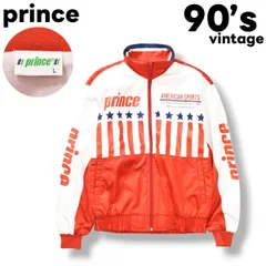 【好デザイン】 90sヴィンテージ プリンス prince 星条旗デザイン ウィンドジャケット L メンズのサムネイル