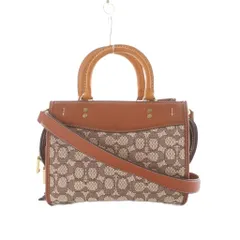 コーチ COACH ローグ25 Rogue25 ショルダーバッグ ハンドバッグ クロスボディ 3way 茶色 ブラウン ベージュ シグネチャー柄 トップハンドル C6444 /RI ■OS ■GY18