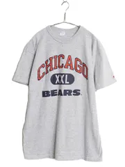 80s USA製 チャンピオン ベアーズ 3段 プリント 半袖 Tシャツ メンズ XL ヴィンテージ 88 12 シングルステッチ NFL アメフト 大きいサイズ
