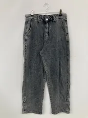 neos addictive design ネオス デニムパンツ M グレー クロップド・半端丈 無地 ワイド・ルーズ テーパード レギュラー ヴィンテージ メンズのサムネイル