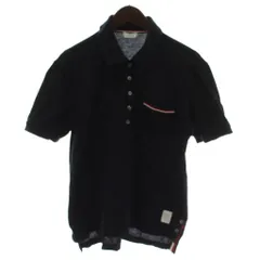 トムブラウン THOM BROWNE ポロシャツ 3 紺 ネイビー 半袖 無地 MJP022A-01455415 /GG ■GY59のサムネイル