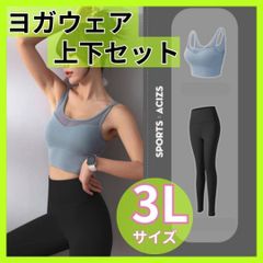 や*だ様 ヨガウェア　上下セット 3L ヨガウェア上下セット 大きいサイズ スポーツブラ ピラティス a2