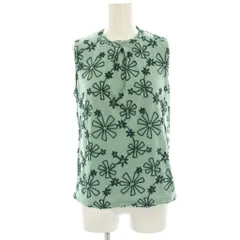ホコモモラデシビラ Jocomomola de Sybilla カットソー Tシャツ ノースリーブ フラワー刺繍 40 緑 グリーン GJKFE-54150 /HNのサムネイル