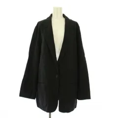 シンゾーン Shinzone コットンリネンイージージャケット EASY JACKET テーラード アウター シングル ワンカラー オーバーサイズ 36 黒 ブラック 22MMSJK03 /BBのサムネイル