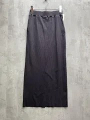 新品 AlmaDesign アルマデザイン 6001747 セルフカットリブロングタイトスカート ロング スカート sizeM/グレー ◇■レディース