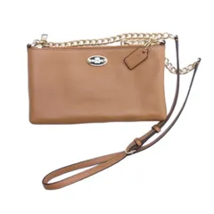 コーチ COACH チェーンウォレット 長財布 ベージュ F52709