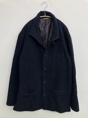 美品 VETRA へちま襟 ショールカラー ウール ジャケット ネイビー 38