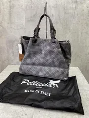 訳あり新品 MODE FOURRURE Pelliccia モードフルーレ ペッリッチャ セミショルダー バッグ グレー ■■◎レディースのサムネイル