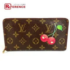 LOUIS VUITTON ルイヴィトン 長財布 ポルト モネ ジップ M95006 モノグラムチェリーキャンバス ブラウン