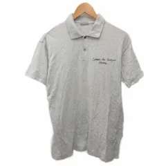 コムデギャルソンオム COMME des GARCONS HOMME AD1992 ポロシャツ 半袖 ロゴプリント コットン グレー HT-020410 ■IBO93のサムネイル