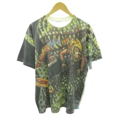 ティーナインティーン T-19 Tシャツ フロント 総柄 プリント 半袖 L マルチカラー 1129のサムネイル