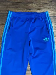 日本版 adidas オリジナルス ファイヤーバード トラックパンツ ブルー エメラルド L