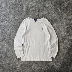 00s Ralph Lauren サーマル ロンt ホワイト 刺繍ポニー 古着 - メルカリ