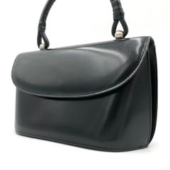 超美品✨】Sybilla シビラ ラウンドカット デザインバッグ レザー 黒 