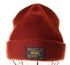 WTAPS ニットキャップ 242MADT-HT01 オレンジ - メルカリ