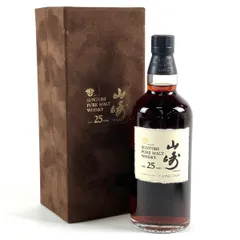 【東京都内限定お届け】 サントリー SUNTORY 山崎 25年 ピュアモルト 1998年 700ml 国産ウイスキー 【古酒】のサムネイル