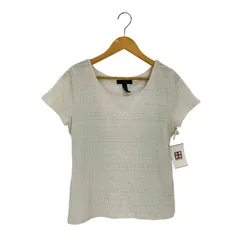 ローレンラルフローレン LAUREN RALPH LAUREN 90s~00s 緑タグ シャーリング ラウンドネック S/S Tシャツ レディース import：L のサムネイル