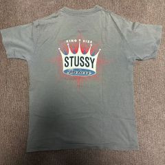 STUSSY◾️80sビンテージ◼️黒タグ・クラウンTシャツ◼️ダメージ系 