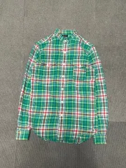2010s ラルフローレン ラグビー フランネル CHECK シャツ J02521