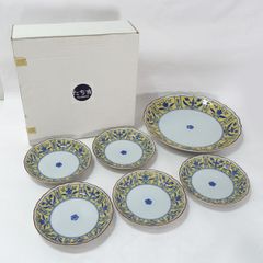 未使用　たち吉橘吉　染付捻祥瑞　輪花中皿5枚　縁起銘々皿 Amazon.co.jp: たち吉橘吉 染付捻祥瑞 輪花中皿5枚 縁起銘々皿