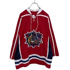 希少】90s CCM NHL ゲームシャツ アバランチ 10番 アイスホッケー 