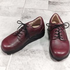 MEPHISTO mobils チロリアンシューズ ボルドー レザー 23cm - メルカリ