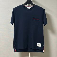 タグ付き新品トムブラウン 薄いペビーピンク Tシャツ40 - メルカリ