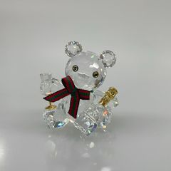 美品 スワロフスキー 2007年限定 ベア ドラム オーナメント クリスタル