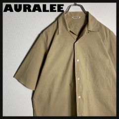 AURALEE 半袖シャツ 開襟 A7SS02WC ベージュ サイズ3 - メルカリ