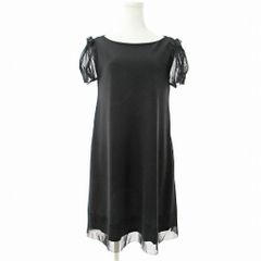 FOXY NEWYORK】35952ライトブルー ひざ丈ノースリーブワンピース