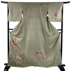 美品 夏物 駒絽の3本絽 附下げ・訪問着（正絹）仕立上り＜HH2398