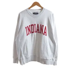 チャンピオン CHAMPION 00s リバースウィーブ メキシコ製 INDIANA スウェット トレーナー カレッジロゴ グレー/HW
