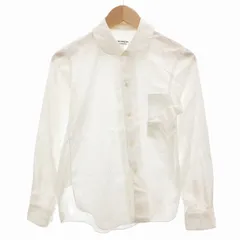 コムデギャルソンコムデギャルソン COMME des GARCONS COMME des GARCONS シャツ 丸襟 ラウンドカラー フランス製 長袖 XS 白 ホワイト/FF IBO78のサムネイル