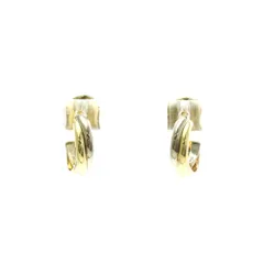 カルティエ(Cartier) トリニティ ドゥ カルティエ 無し K18イエローゴールド(K18YG),K18ピンクゴールド(K18PG),K18ホワイトゴールド(K18WG) ハーフフープピアス ゴールドのサムネイル