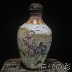 明治初期　上手　薩摩焼盛上人物画花瓶一対　木箱付　東Y8-0512☆1Fトニオ 明治初期 上手 薩摩焼盛上人物画花瓶一対 木箱付 東Y8-0512☆1Fトニオ