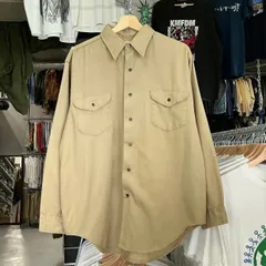 60s OSHKOSH L/S Snap Work Shirt オシュコシュ スナップボタン ワークシャツのサムネイル