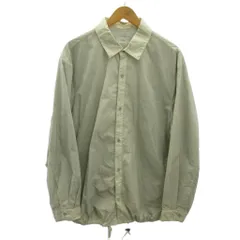 エイトン ATON HAND DYED NYLON SHIRT JACKET 薄手 シャツジャケット ナイロン 06 ライトグレー 0319のサムネイル