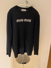miu miu セーラーカラー ニット 半袖 ミュウミュウ マリン ボーダー