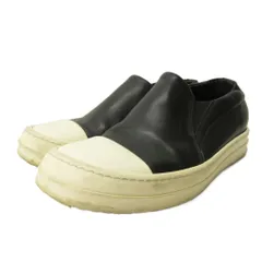 リックオウエンス Rick Owens BOAT スリッポン スニーカー シューズ レザー 37 24.0cm 黒 ブラック 0319 ■MNK6のサムネイル