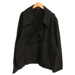 09AW ANN DEMEULEMEESTER ドレープダブルボタンジャケット - メルカリ