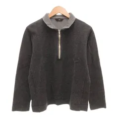 23区 オンワード樫山 HOMME ハーフジップニット セーター 長袖 グレー /AEのサムネイル