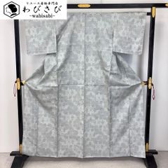 夏着物 紋紗 暈し 霞色 しつけ糸 ガード加工 K-5968 - メルカリ