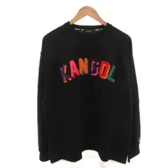 カンゴール KANGOL Tシャツ カットソー 長袖 ロゴ フェイクレイヤード L 黒 ブラック /FFのサムネイル