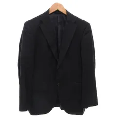 麻布テーラー azabu tailor テーラードジャケット シングル 無地 カノニコ ウール 044 紺 ネイビー /FFのサムネイル
