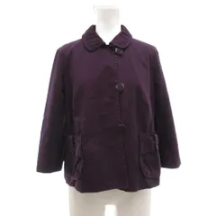 ジェイクルー J.CREW ジャケット シャツ ステンカラー 短丈 O 紫 パープル /MGのサムネイル