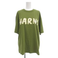 新品タグ付✴︎正規品MARNI プリントTシャツ オリーブ 40 - メルカリ