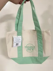 トレーダージョーズ エコバッグ ミント色 トートバッグ