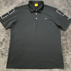 2XL LOUIS CASTEL ルイカステル 半袖 ポロTシャツ 袖ロゴ@447のサムネイル