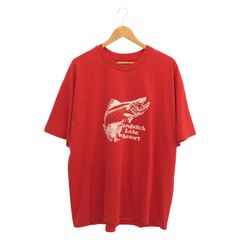 カレッジTシャツ フロリダ州立大学 セミノールズ 刺繍 レッド 古着 8#e